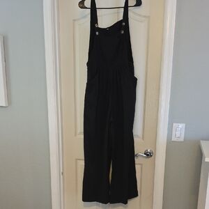Fashion Nova Black Wide-Leg Jumpsuit
